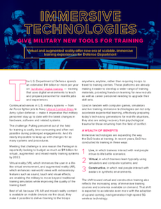 CyberScoop report on immersive technologies