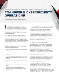CyberScoop report cyber intelligence and cybersecurity operations