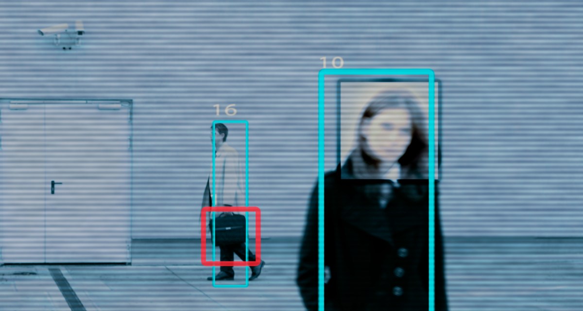 surveillance camera facial recognition biometric security