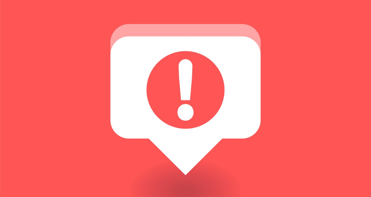 notification mobile icon exclamation point