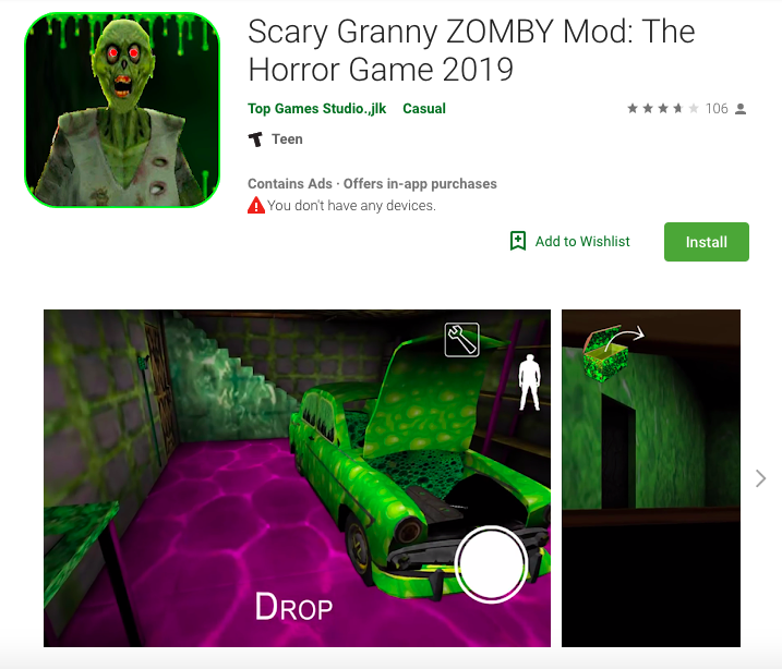 Download Zombie Granny Mod: Chapter 3 android on PC