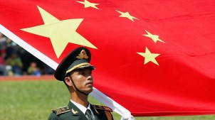 China, army, military, flag