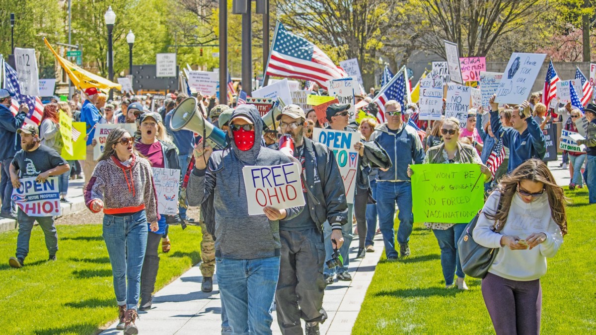 coronavirus protests