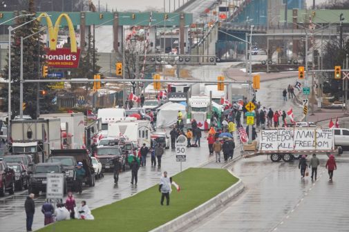 Canada, truckers, Freedom Convoy, COVID-19 protests