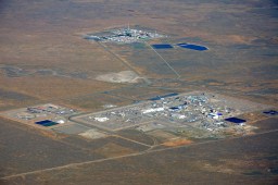 An aerial view of Idaho National Laboratory.