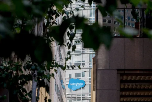 Salesforce Tower in San Francisco on June 28, 2019. (Jessica Christian/San Francisco Chronicle via Getty Images)