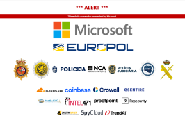 Microsoft and authorities dismantled Tycoon 2FA's infrastructure. A seizure notice is displayed on of the phishing platform's domains March 4, 2026. (Microsoft)